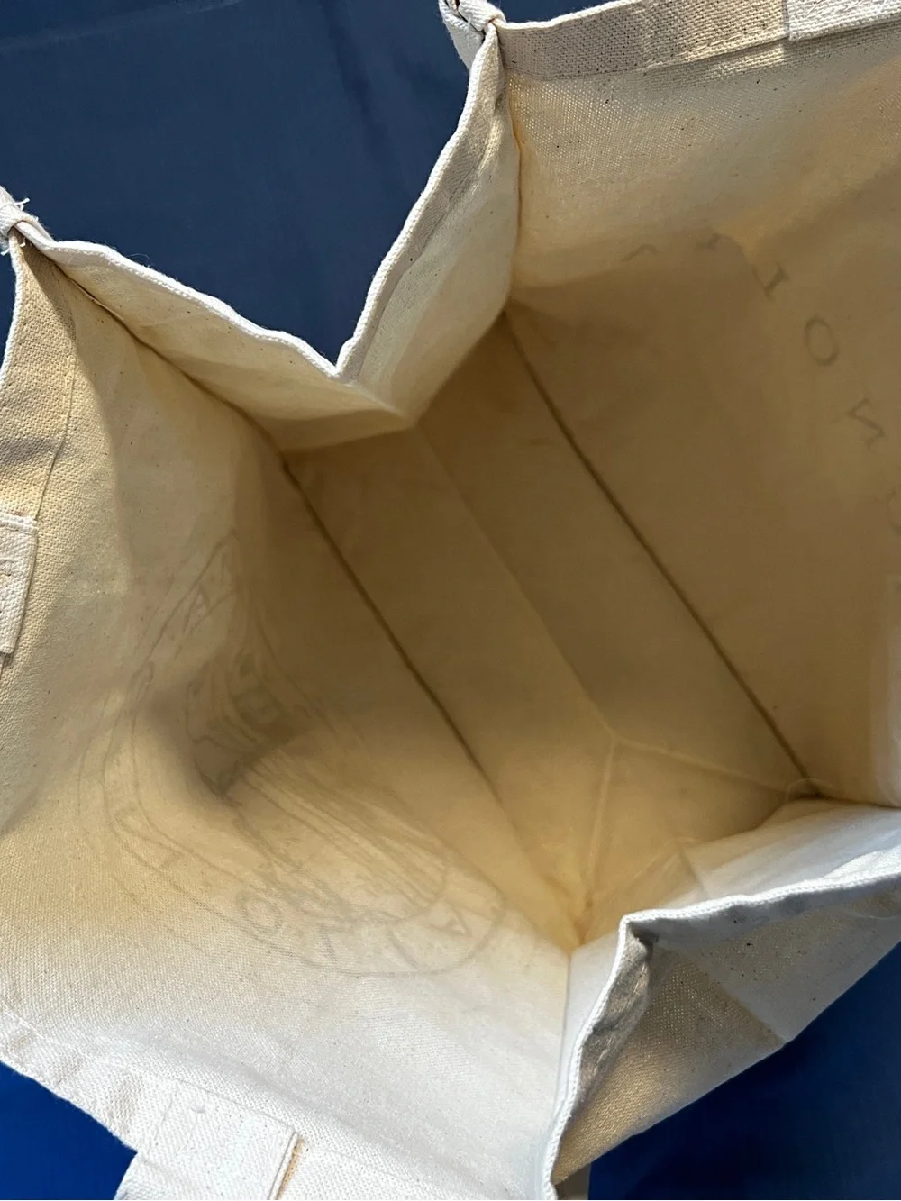 Magnolia Cream Market Canvas Tote Bag